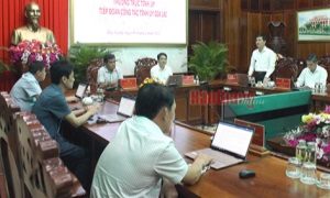 Tỉnh ủy Gia Lai trao đổi kinh nghiệm với Tỉnh ủy Hậu Giang